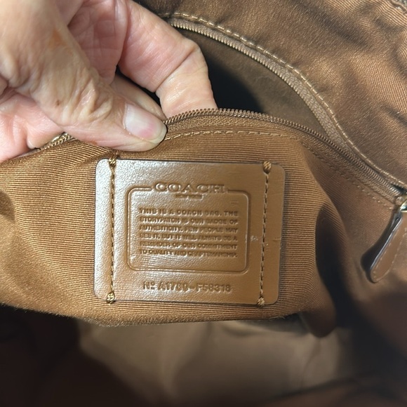 - Coach Brown Signature Tote - Picture 12 of 16